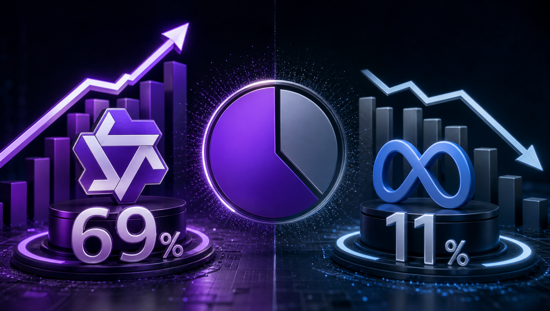 큐원 파생 모델 점유율 69%, 라마 앞선 3가지 배경