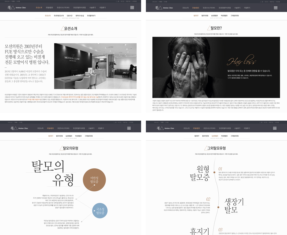 모션의원 홈페이지제작업체