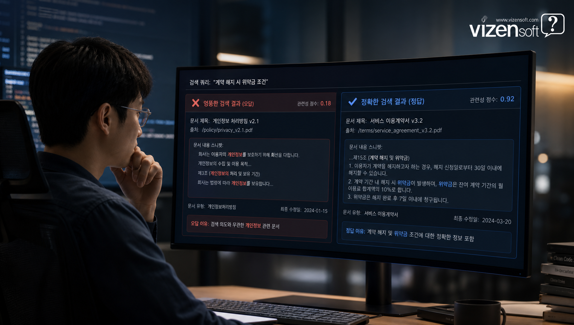 RAG 시스템에서 임베딩 모델의 역할을 보여주는 다이어그램