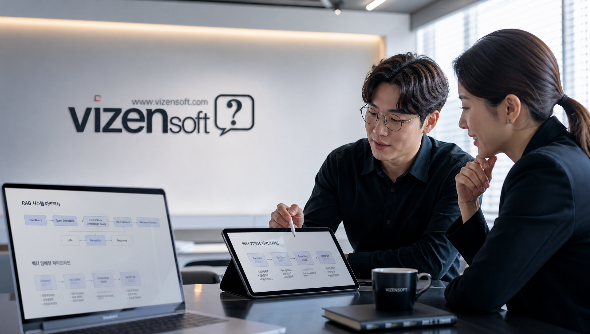 비젠소프트 AI RAG 솔루션 및 벡터 임베딩 컨설팅 안내