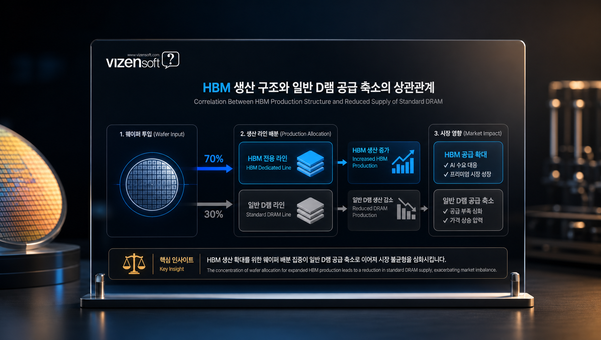 HBM 슈퍼사이클로 인한 메모리 공급 구조 변화 및 생산 캐패시티 배분 현황