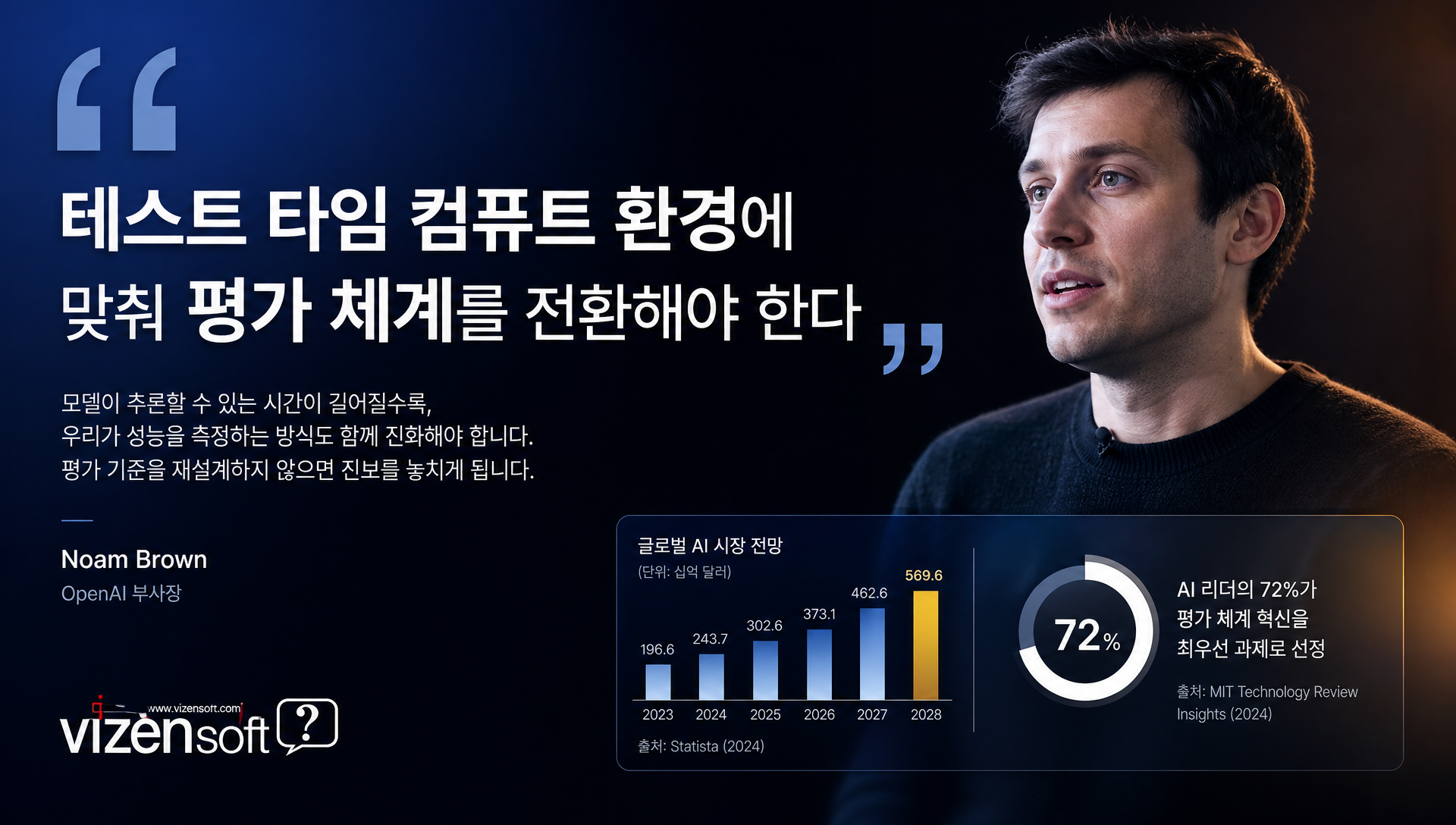 오픈AI 부사장의 테스트 타임 컴퓨트 평가 체계 전환 발언 내용