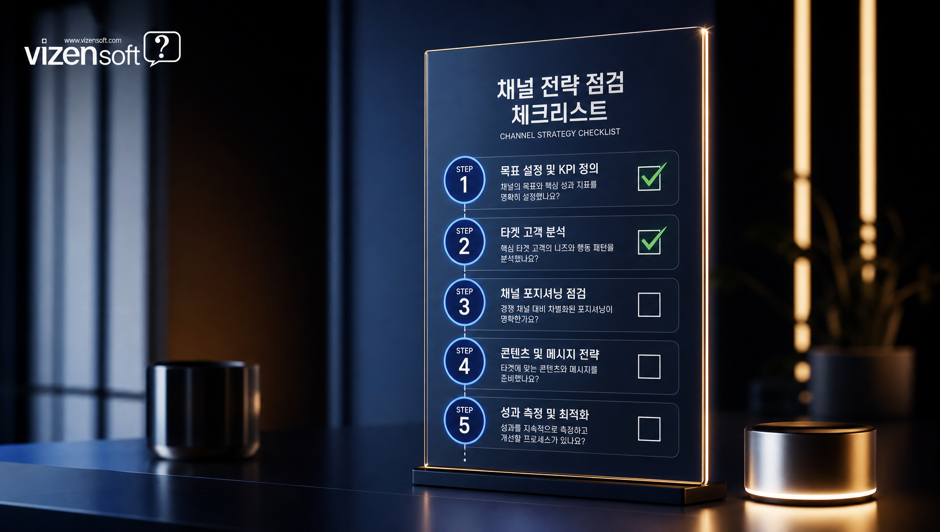 채널 전략 재점검 체크리스트 및 운영 방식 비교표