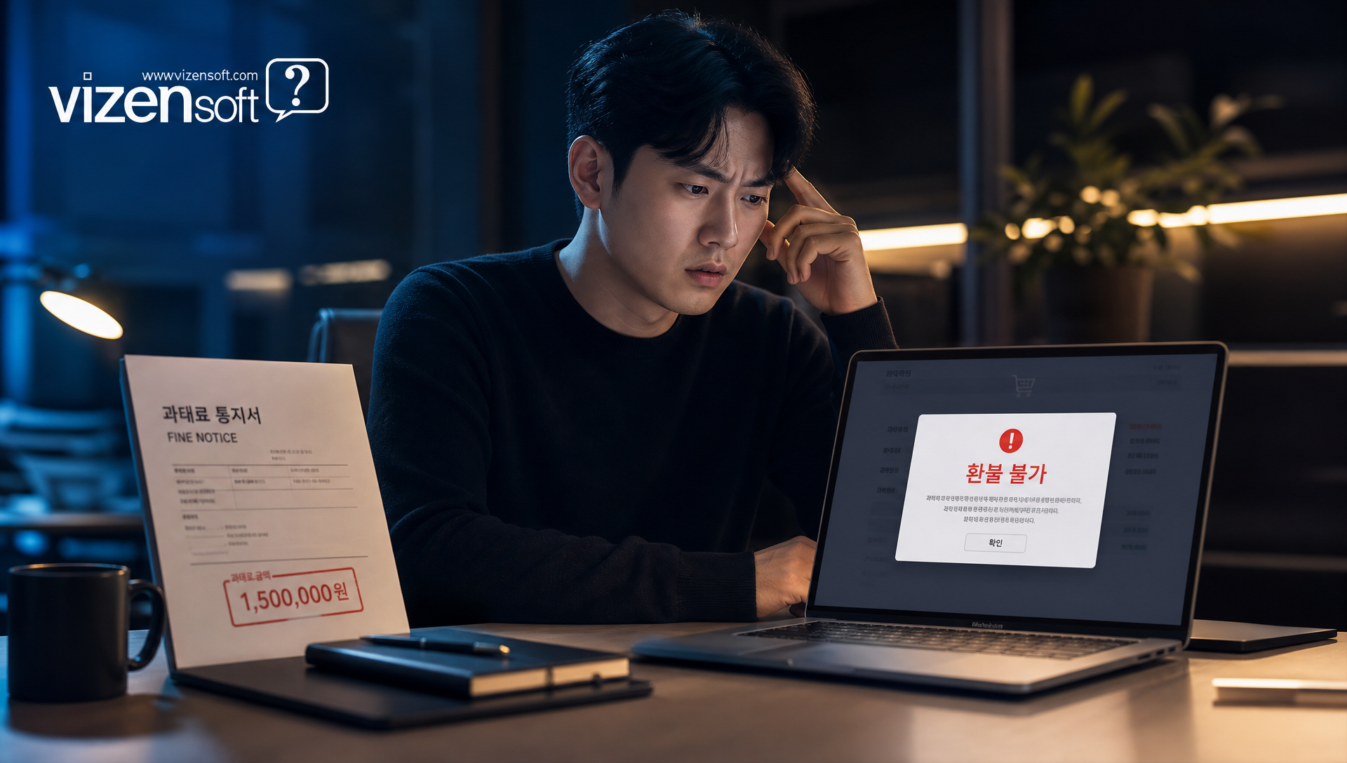 쇼핑몰 반품 정책 문구로 인한 과태료 부과 사례 설명 이미지