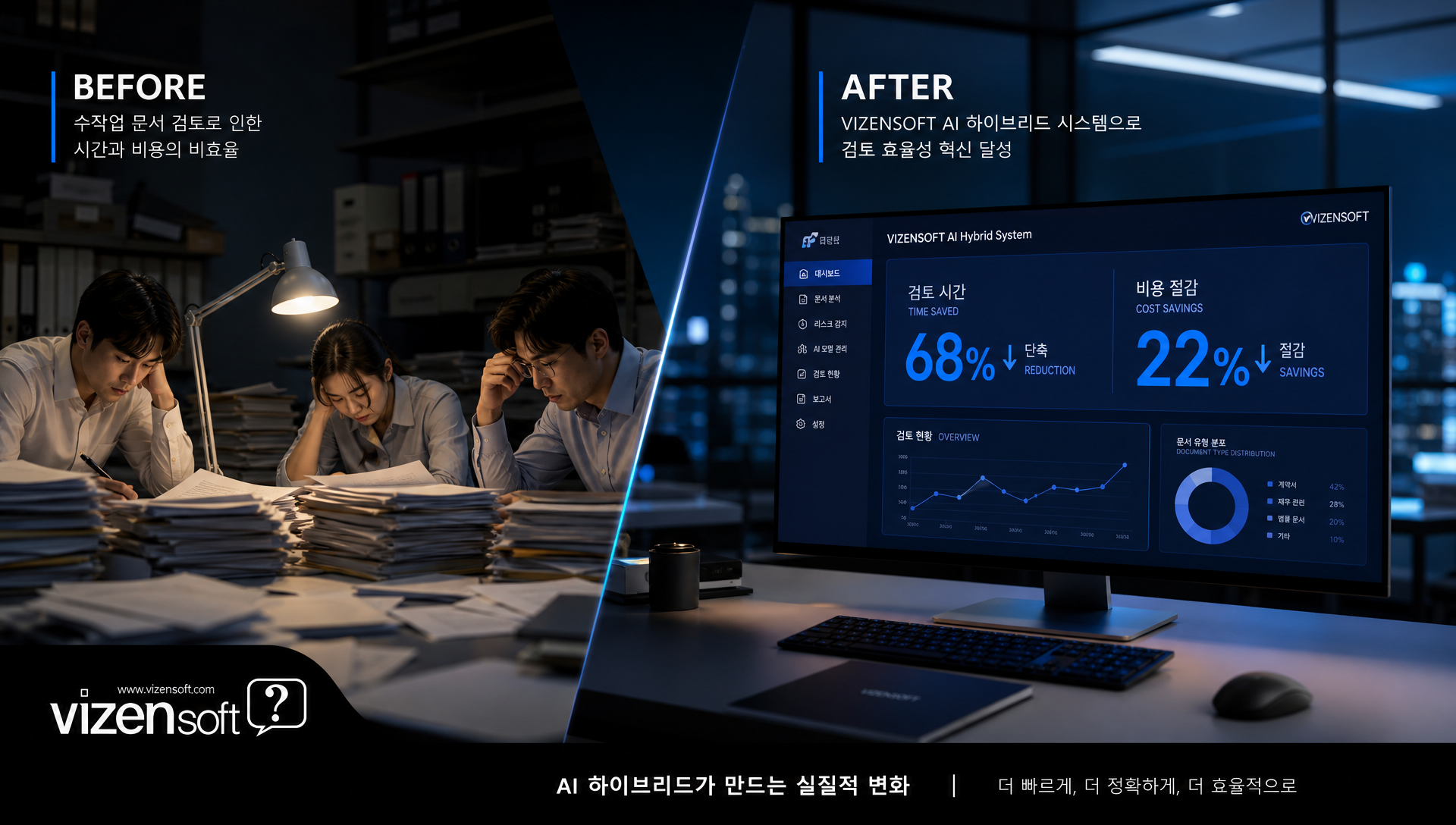 물류 기업 AI 도입 사례에서 비용 절감 및 처리 시간 단축 결과