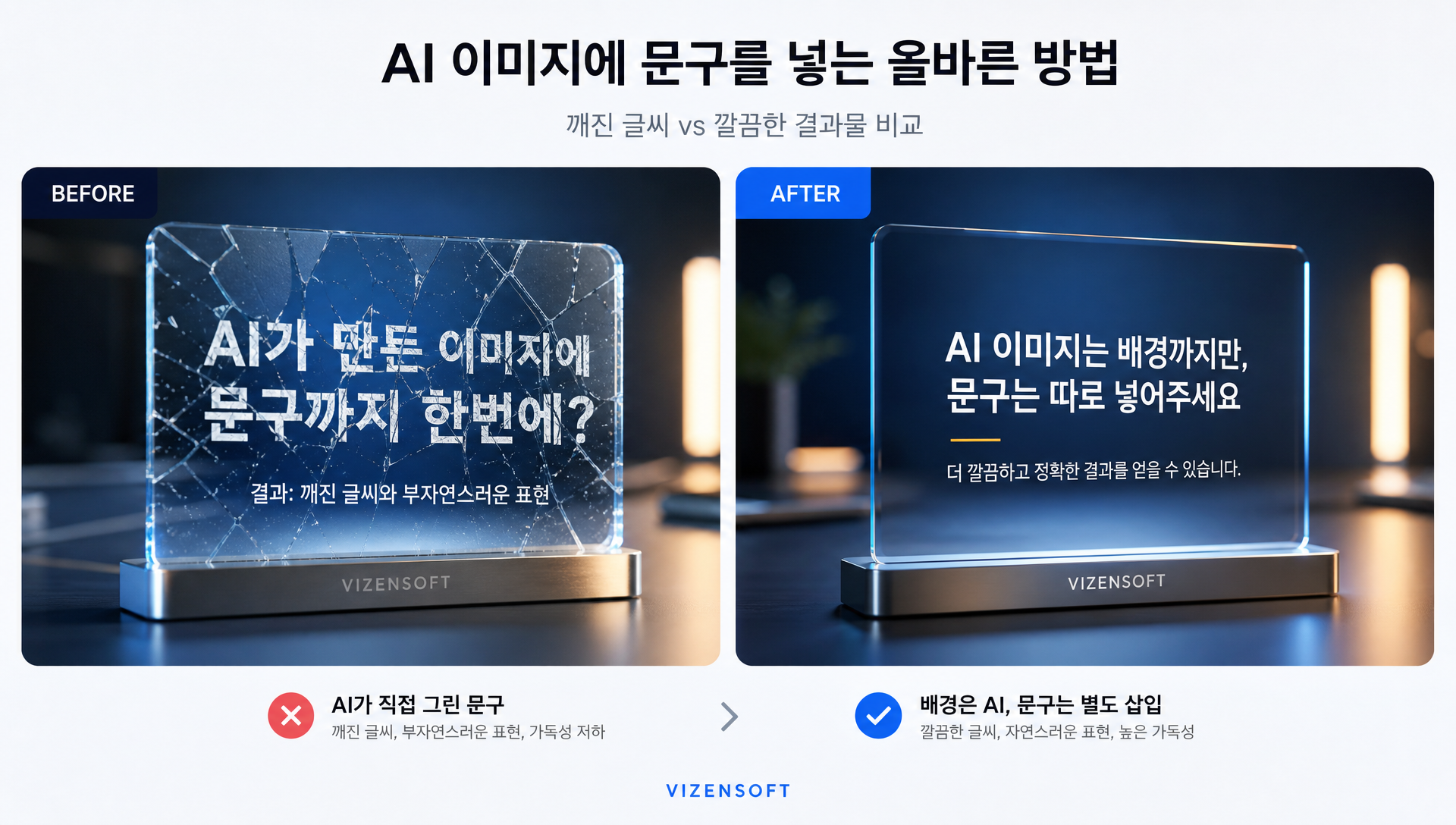 AI 생성 이미지에 별도 편집 툴로 텍스트 삽입한 최종 결과물