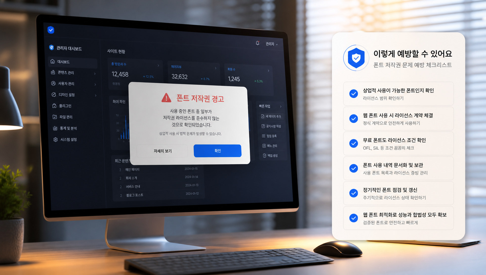 저작권 확인 오류 유형 및 예방 방법 비교표