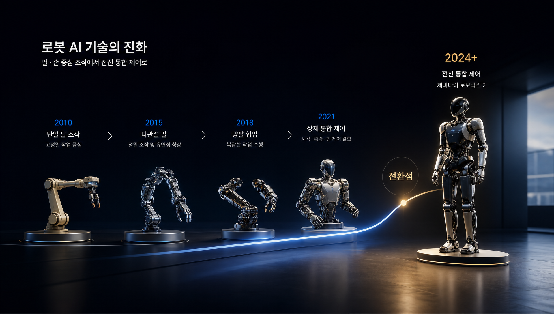 앱트로닉 아폴로2 휴머노이드 로봇이 물뿌리개를 선반에 배치하는 작업 시연