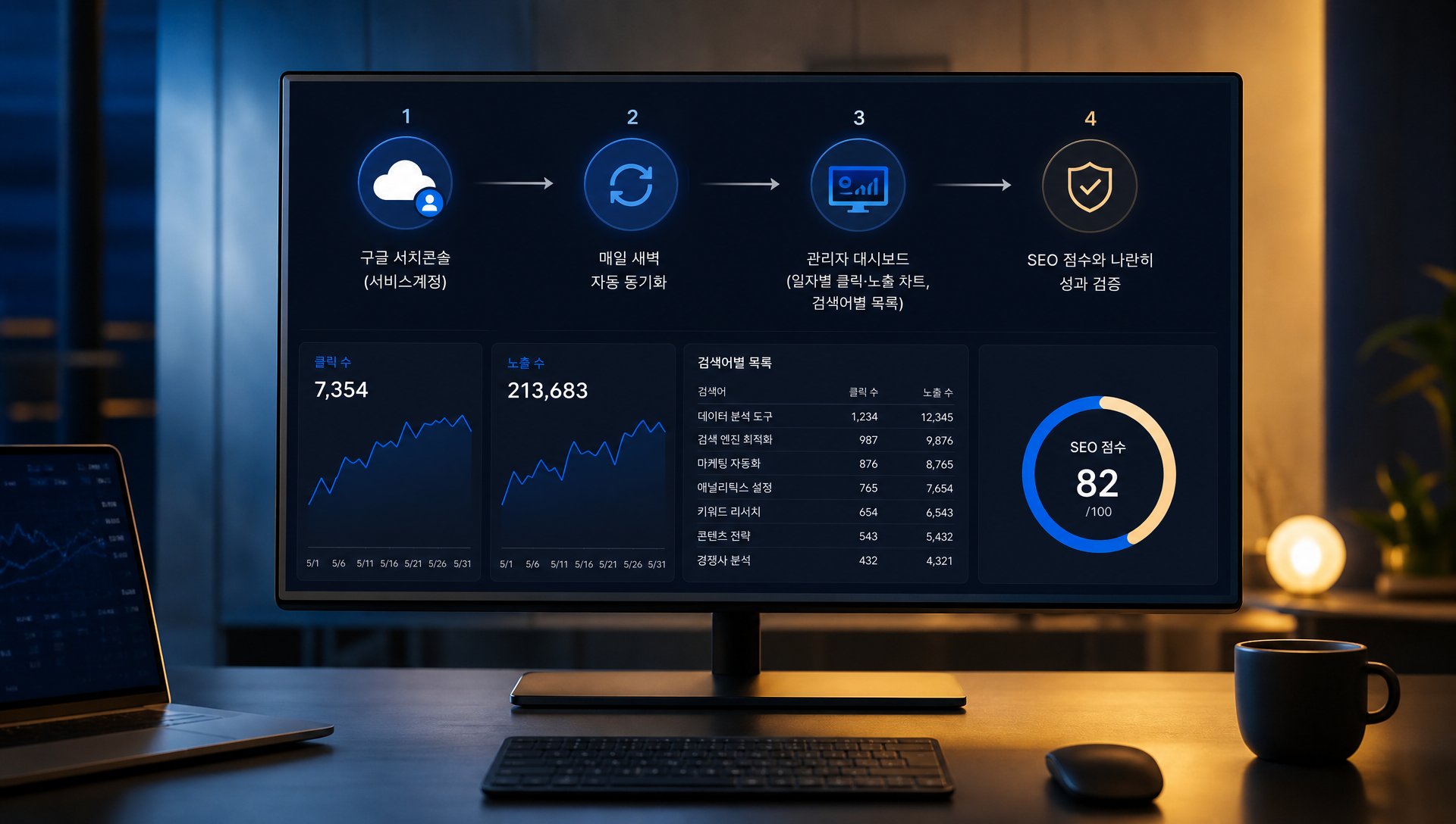 AI 검색 시대 비젠소프트 SEO 자동화 솔루션 소개 배너