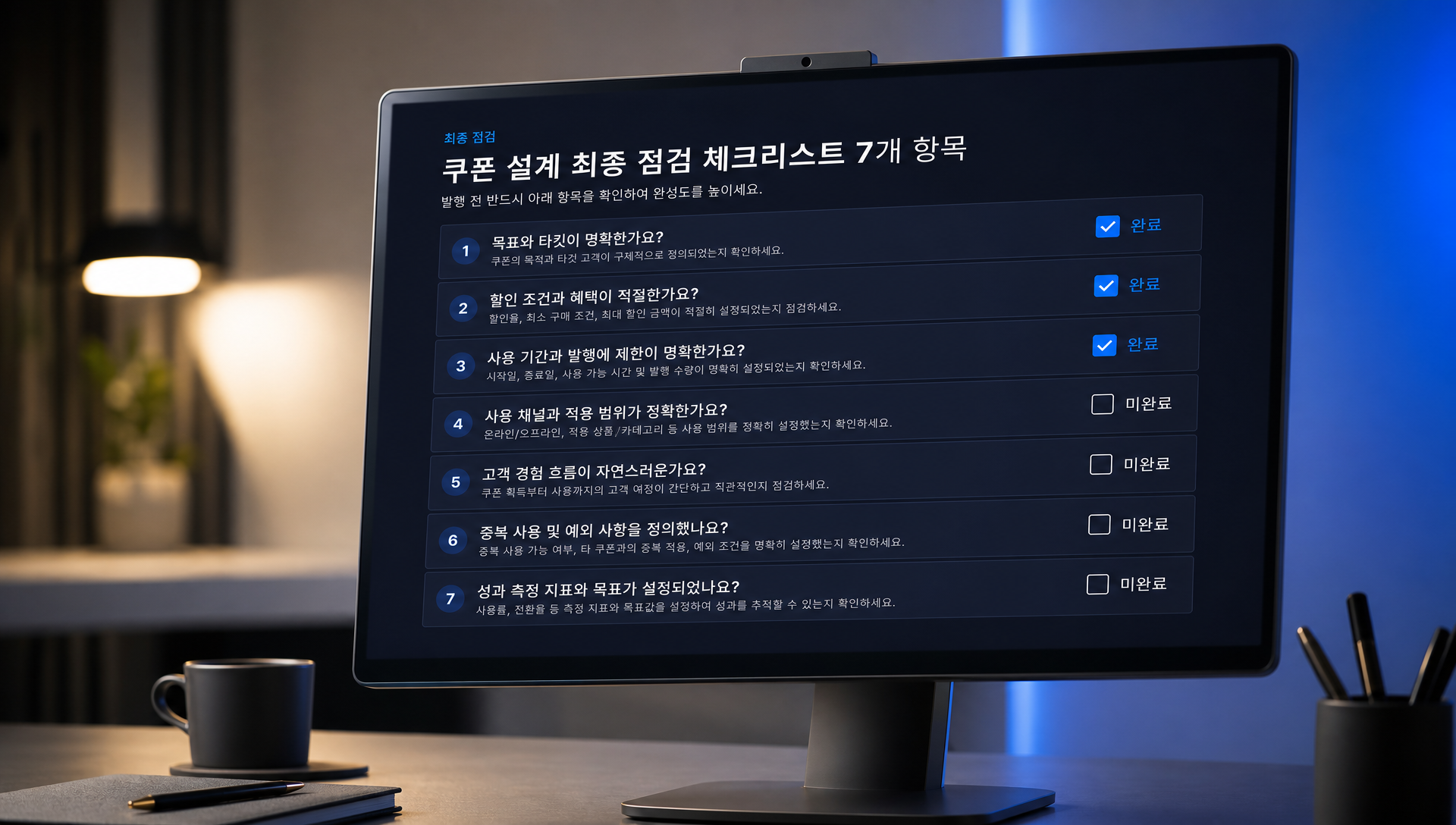 쇼핑몰 오픈 전 최종 점검 체크리스트 7가지 항목