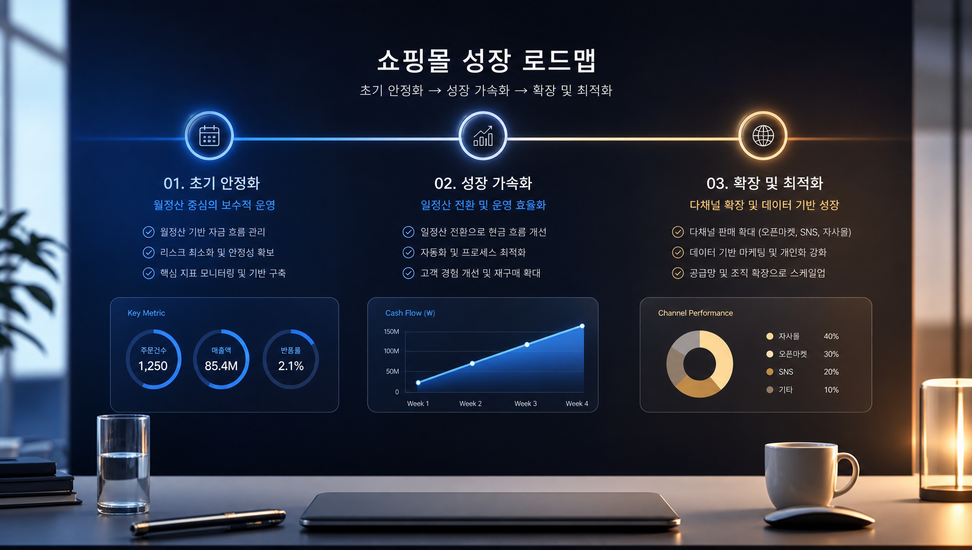 사업 성장 단계별 정산 전략 확장 및 다채널 운영 전략