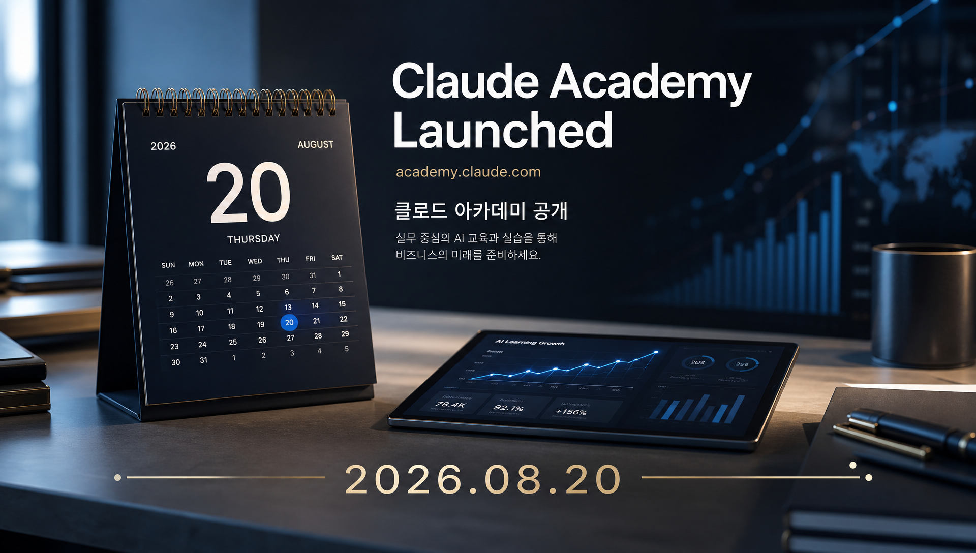 클로드 아카데미 홈페이지 메인 화면, academy.claude.com 접속 화면