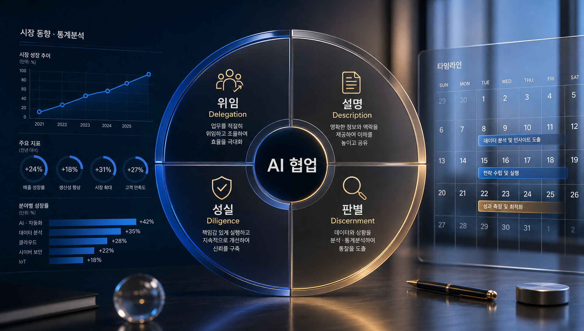 4D 프레임워크 상세 설명, 각 요소별 정의 및 실습 구조