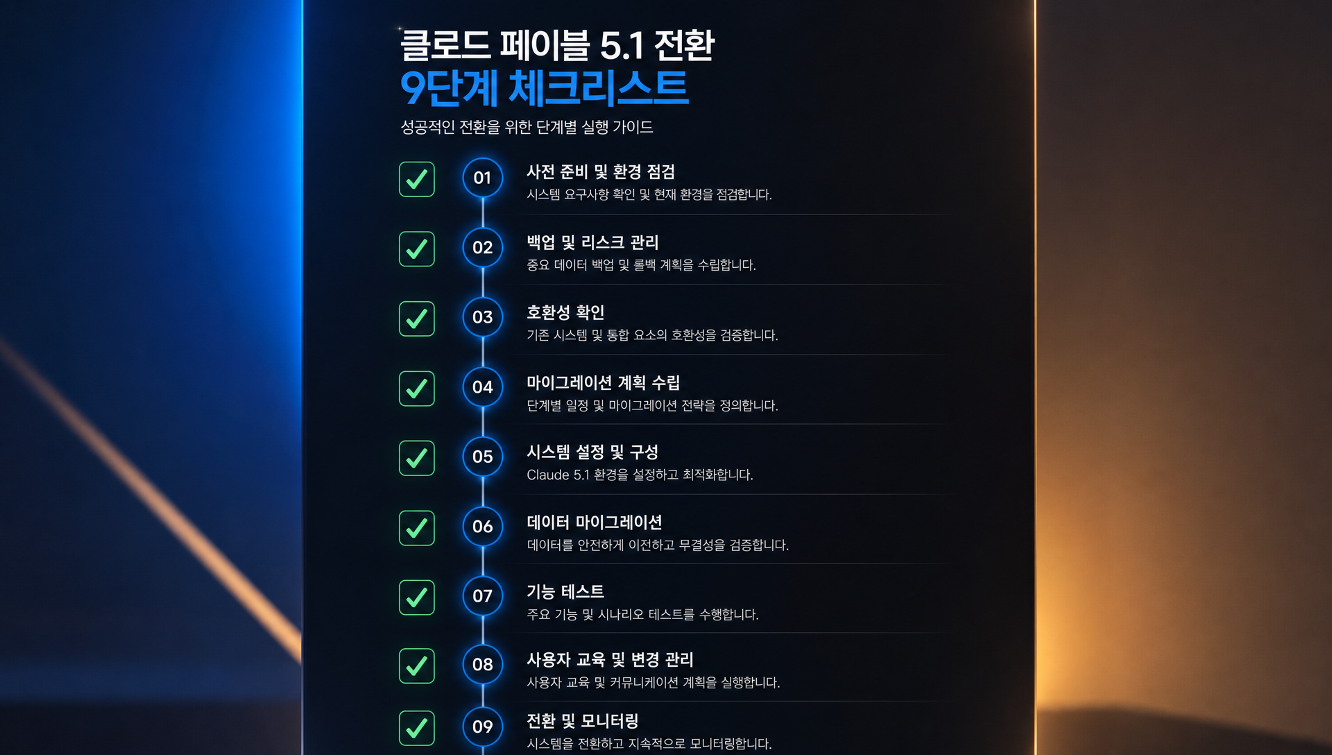 페이블 5.1 전환 단계별 마이그레이션 프로세스