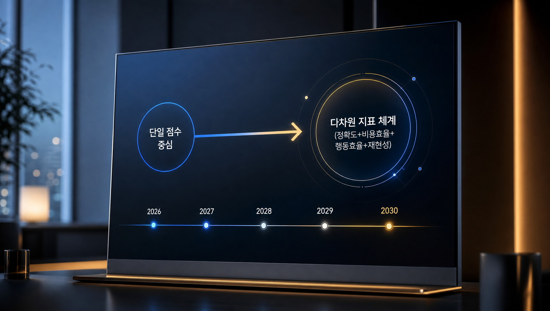 3~5년 중장기 시나리오, 다차원 지표 체계와 AGI 논쟁 확장 방향