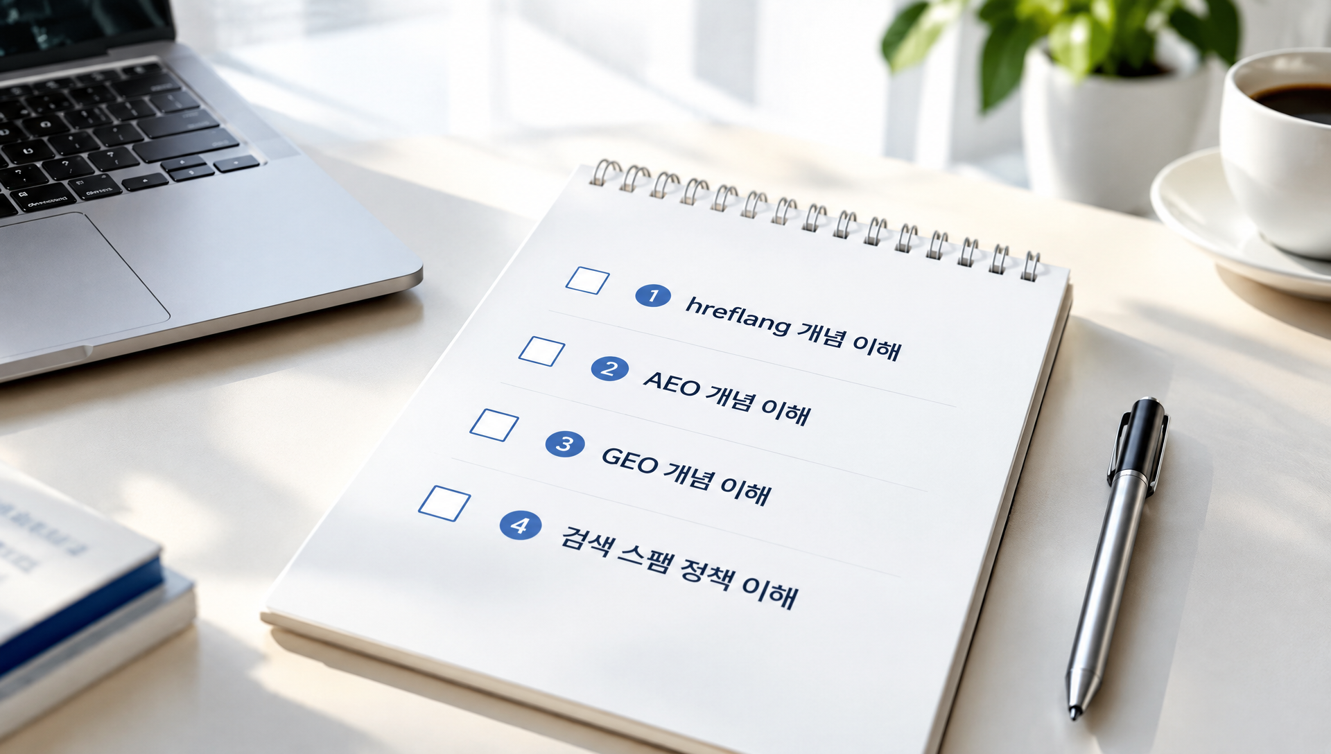 2026년 기준 다국어 홈페이지 구축 시 고려사항을 정리한 다이어그램