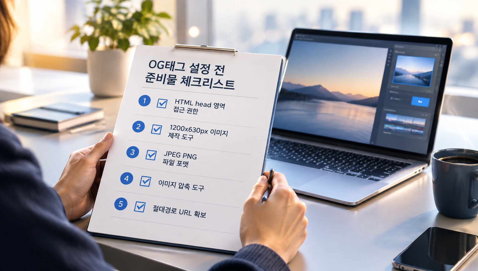 HTML head 태그 내 OG메타태그 작성 위치 안내