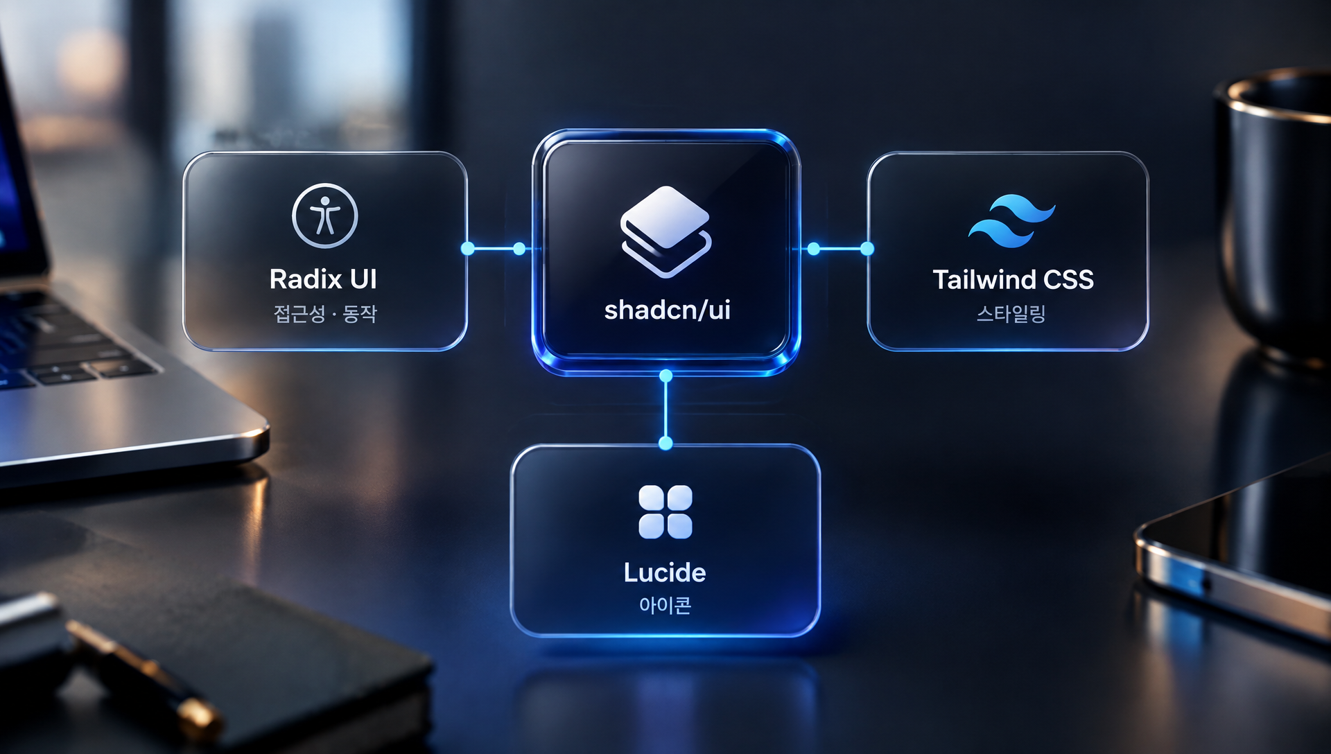 Tailwind UI 기본 인디고 색상 팔레트와 bg-indigo-500 버튼