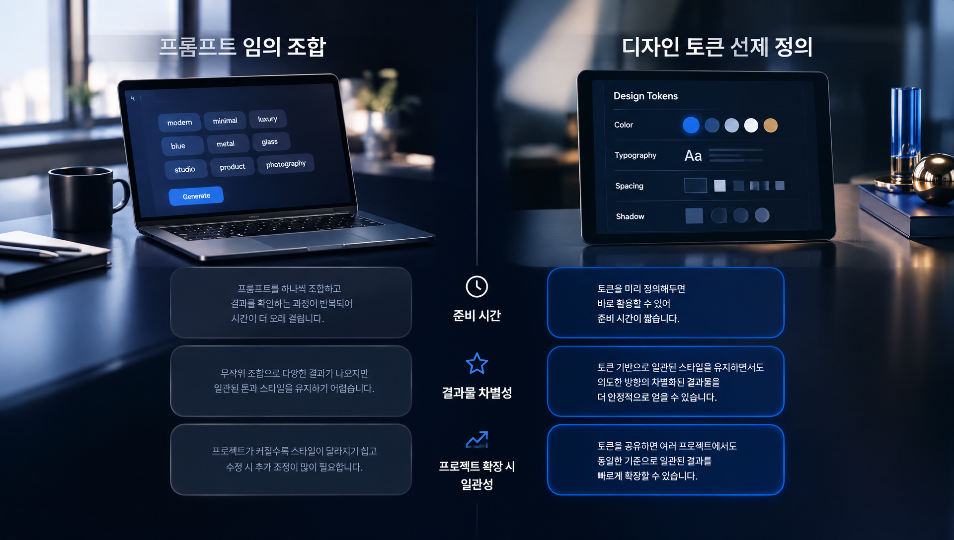 AI 웹사이트 제작 시 프롬프트 수정과 토큰 정의의 차이