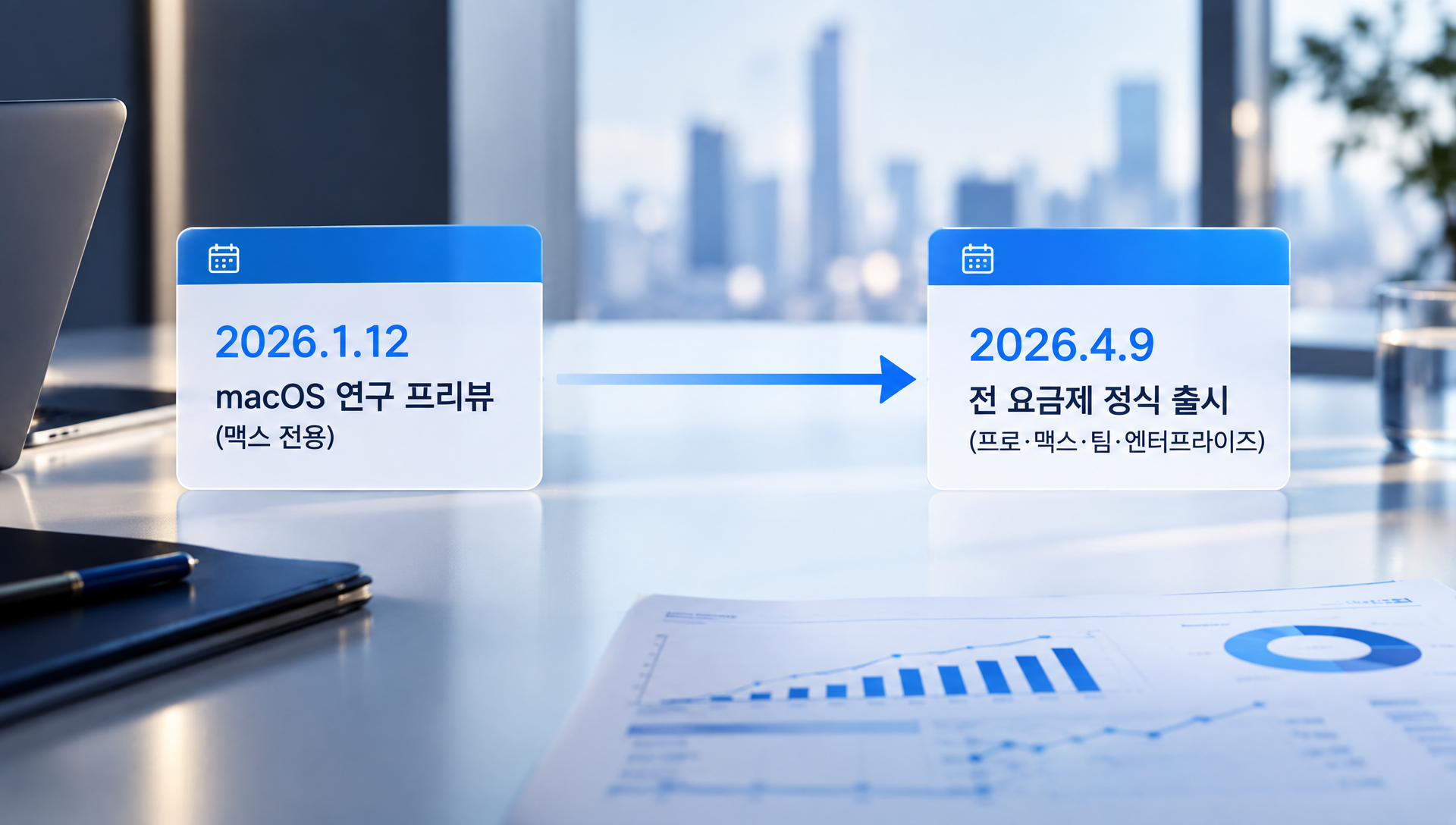 클로드 코워크 요금제별 기능 비교 차트, 프로·맥스·팀·엔터프라이즈 4개 요금제 분류