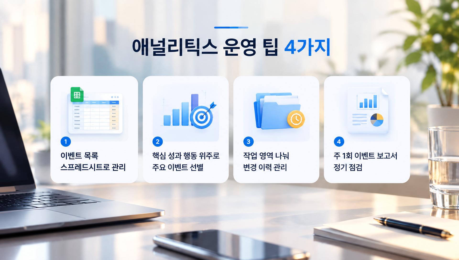 이벤트 문서화 및 GTM 작업 영역 관리 방법