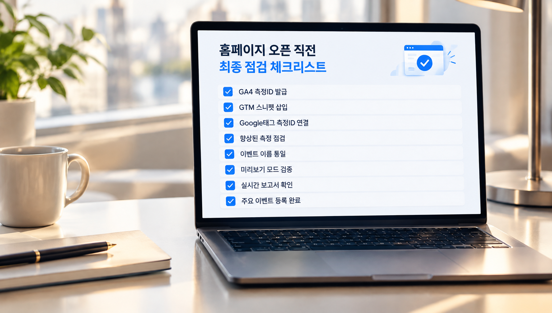 오픈 전 최종 점검 체크리스트 8가지 항목