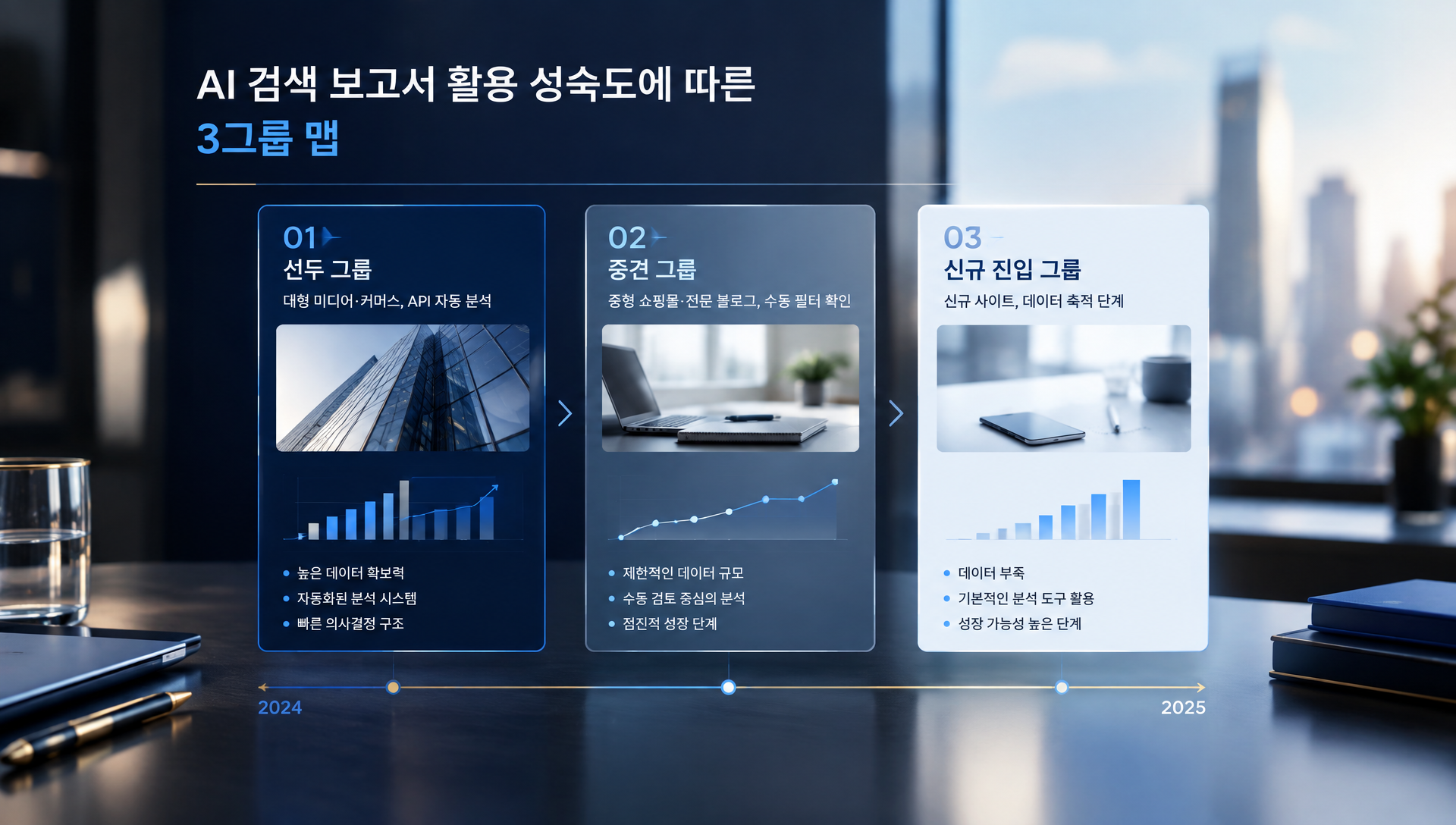 AI 검색 노출 데이터 시계열 변동 추이 차트