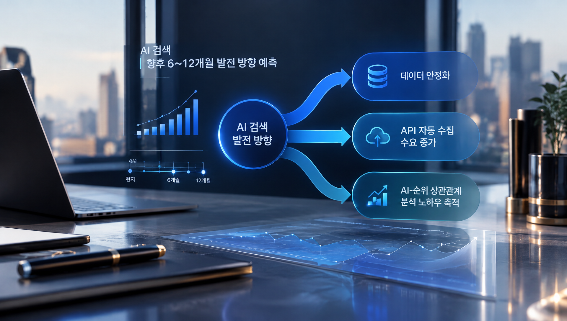 향후 AI 검색 보고서 기능 확대 및 세분화 방향