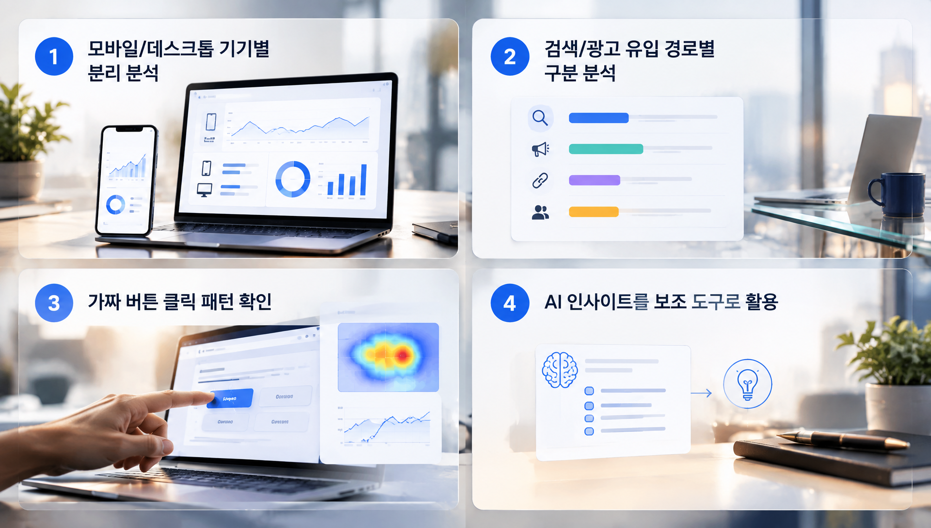 기기별·유입경로별 히트맵 분석과 AI 인사이트 활용 방법