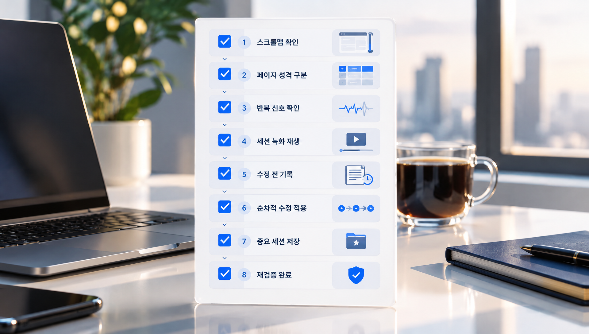 페이지 개선 전 최종 점검 체크리스트와 실무 진행 순서
