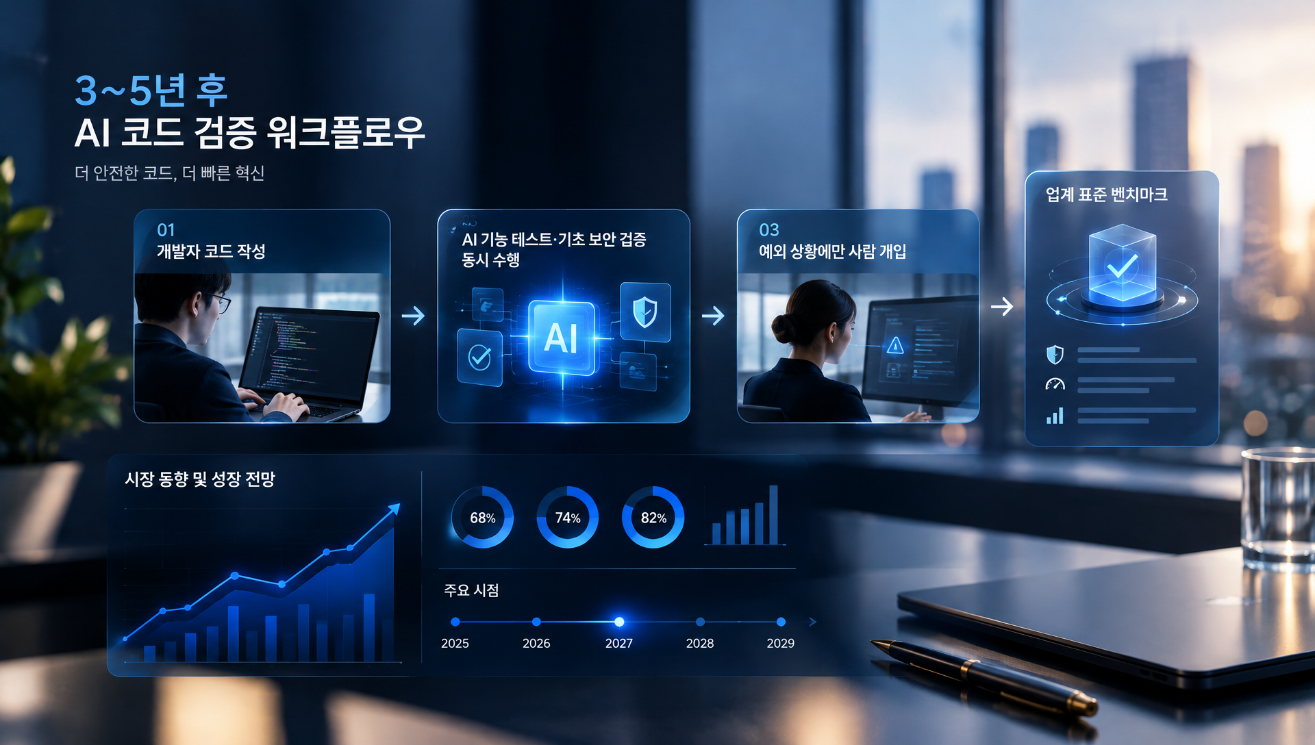 3~5년 후 AI 기반 코드 검증의 표준 워크플로우 예상 구조