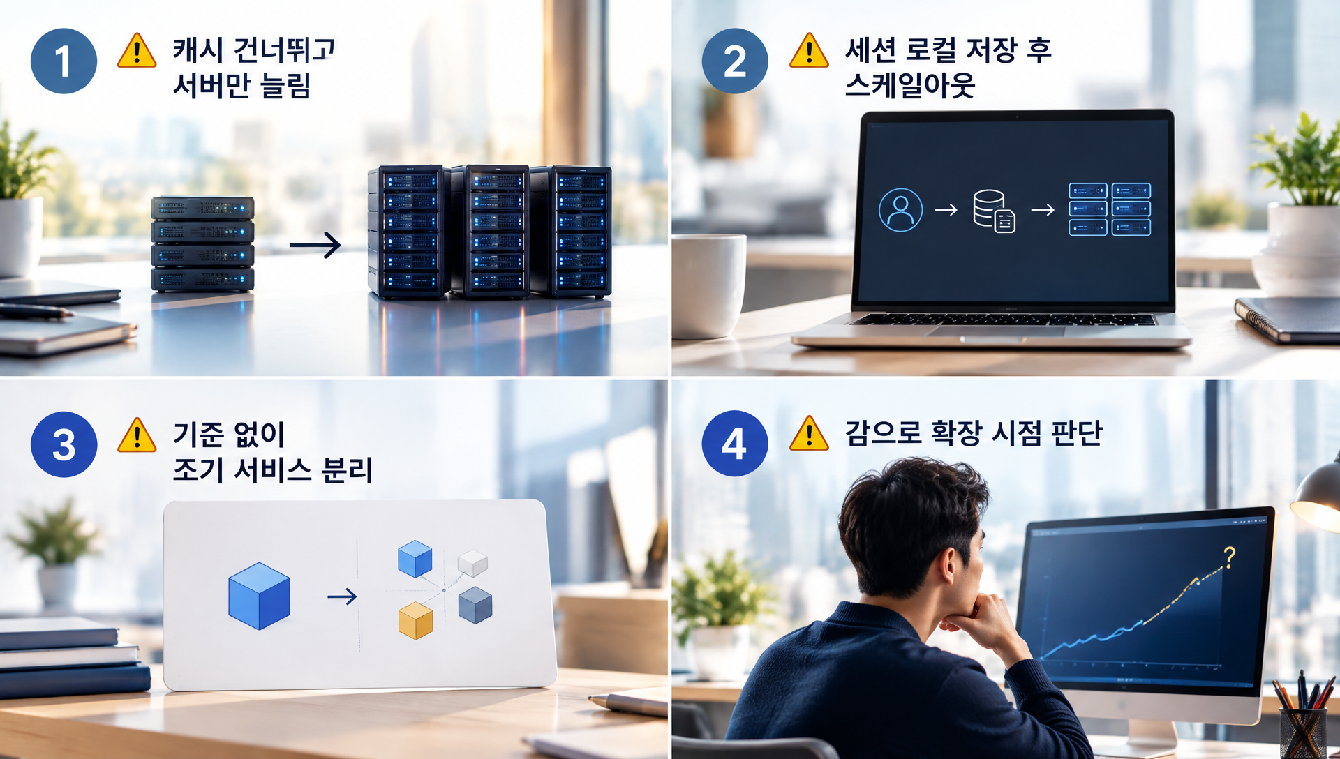 서버 확장 과정에서 흔한 실수 사례 정리