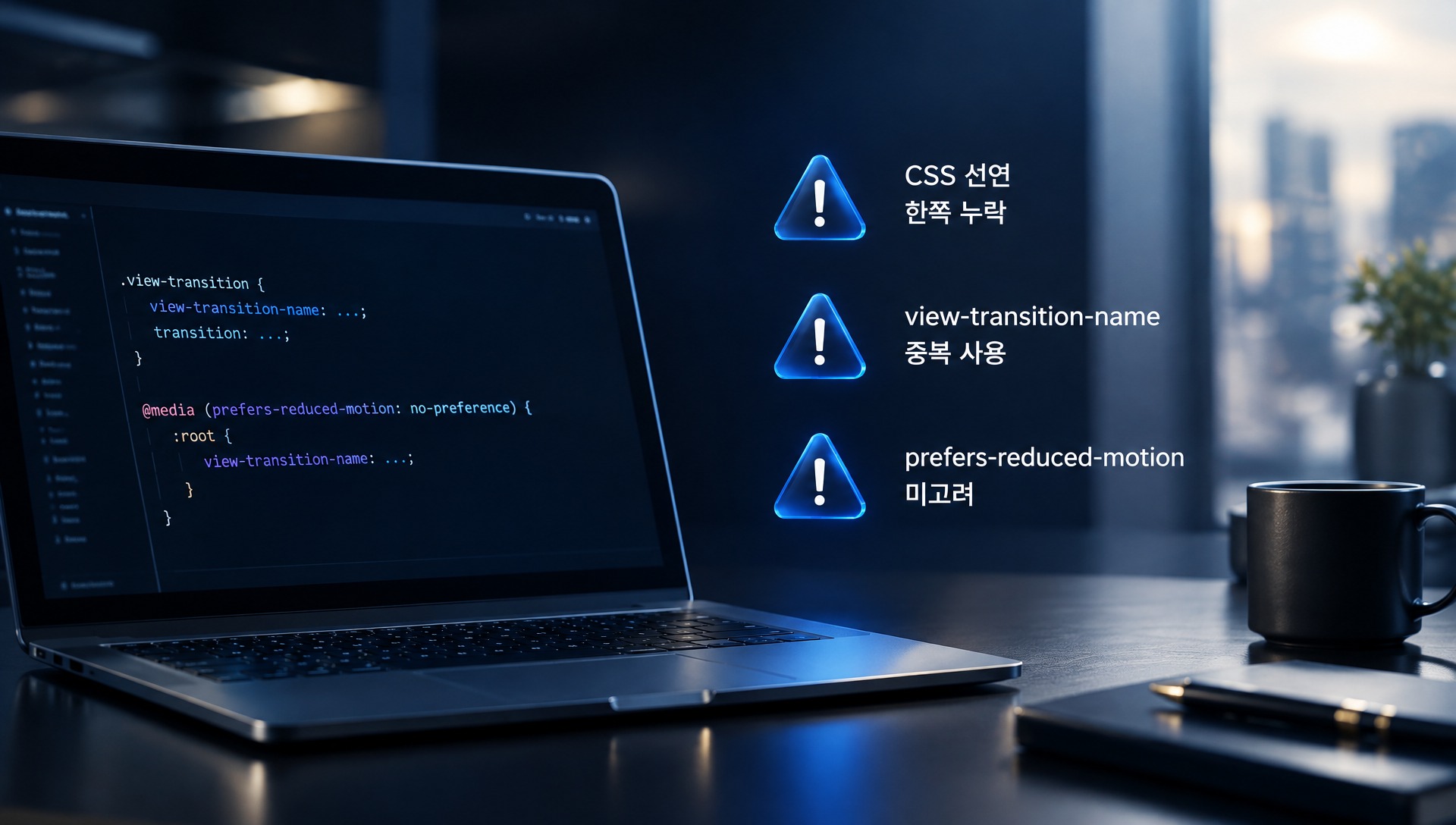 뷰 트랜지션 API 도입 시 6단계 체크리스트