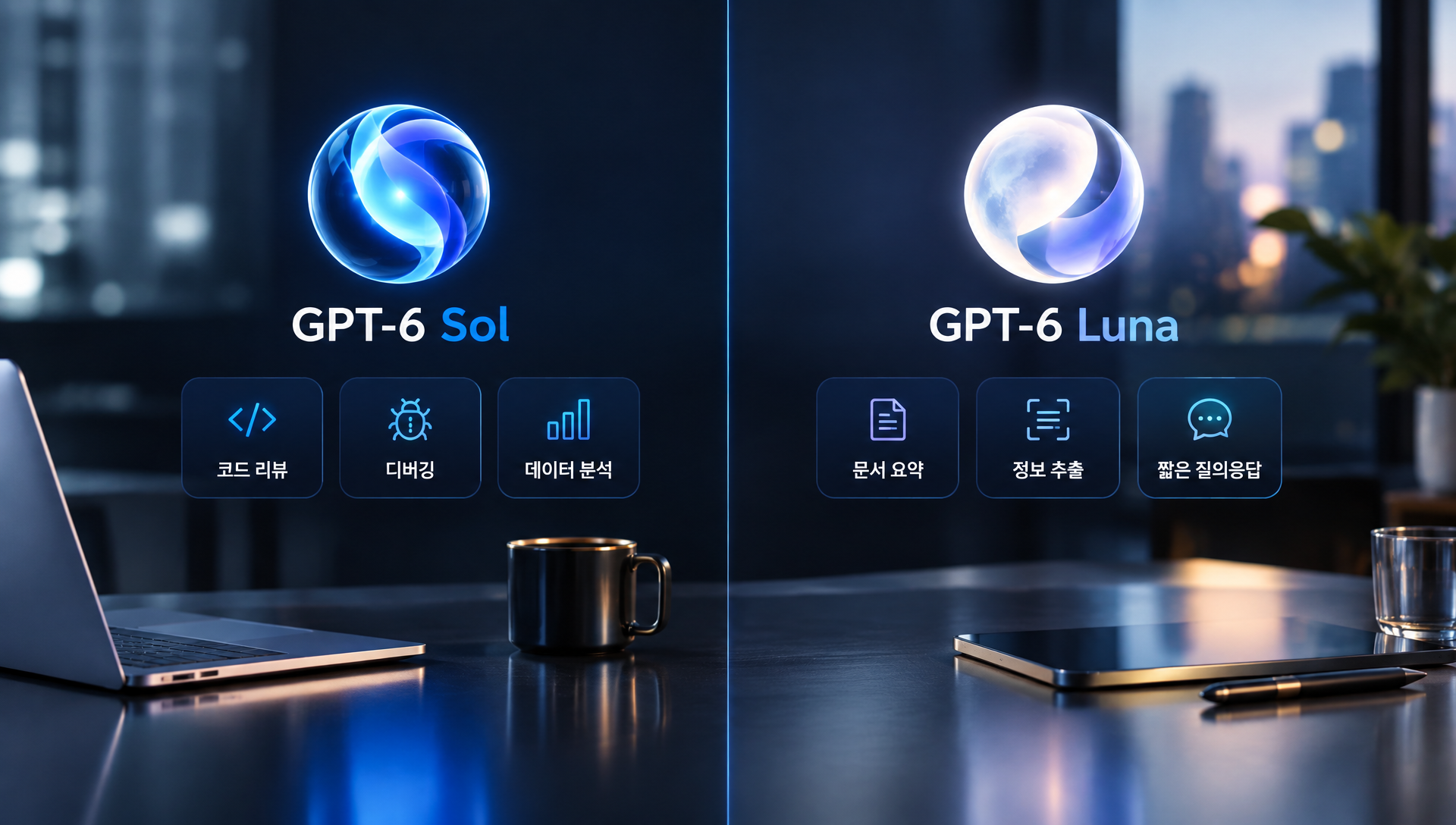 Sol은 코딩·에이전트 Luna는 대량 정형 처리 업무 구분