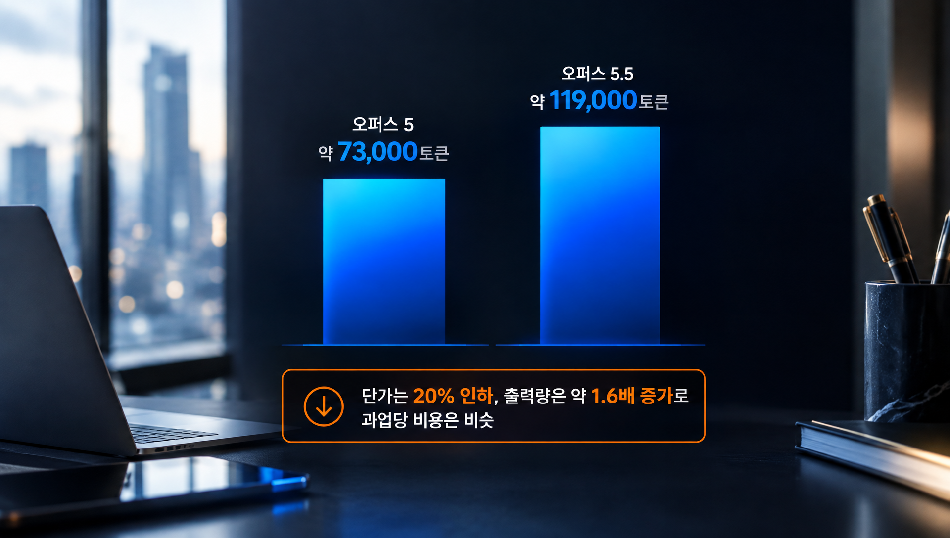 구독자를 위한 오퍼스 5.5의 사용 한도 증가 및 글쓰기 스타일 개선