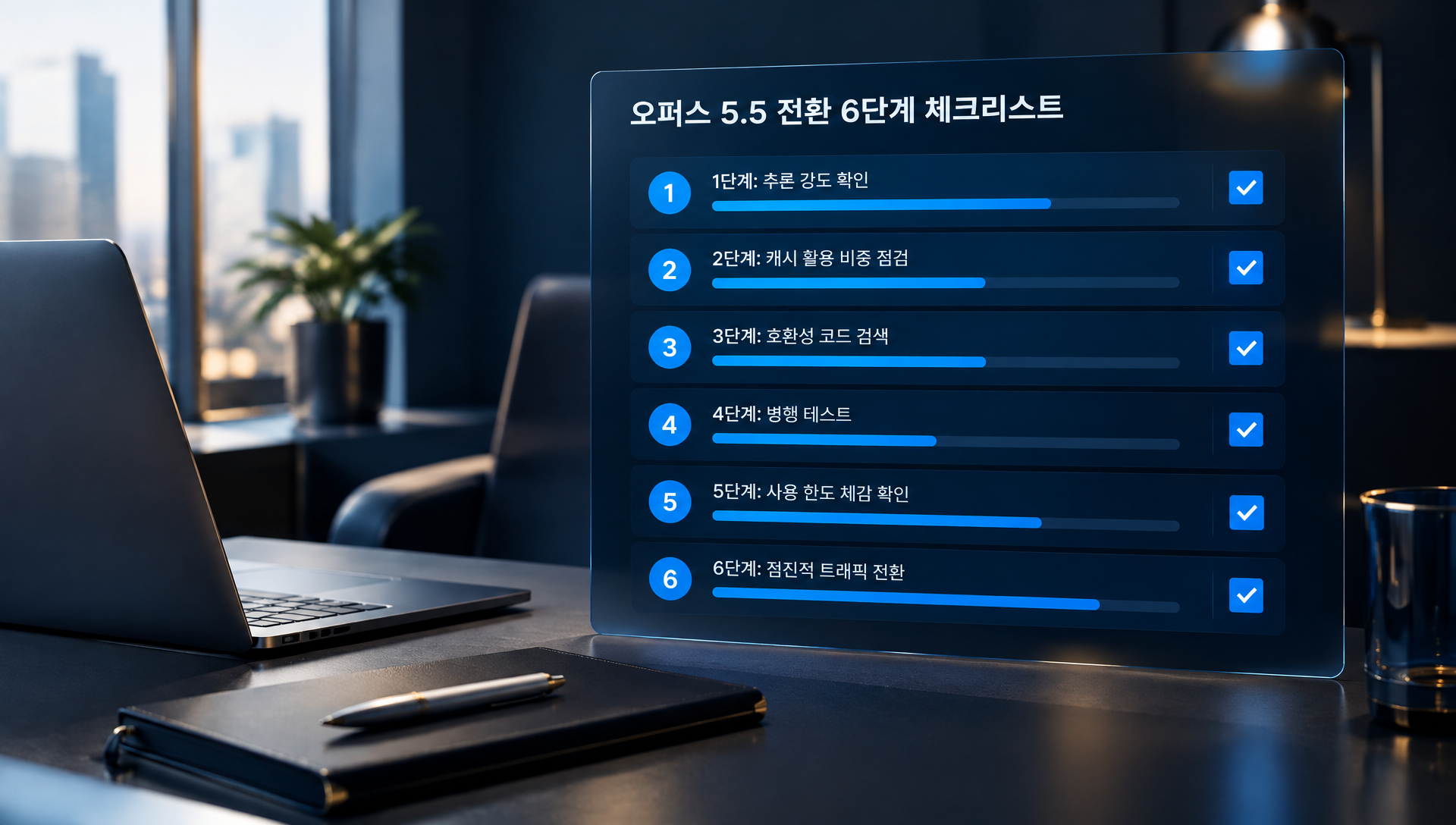 오퍼스 5.5로의 전환 판단을 위한 6단계 체크포인트 및 실행 가이드