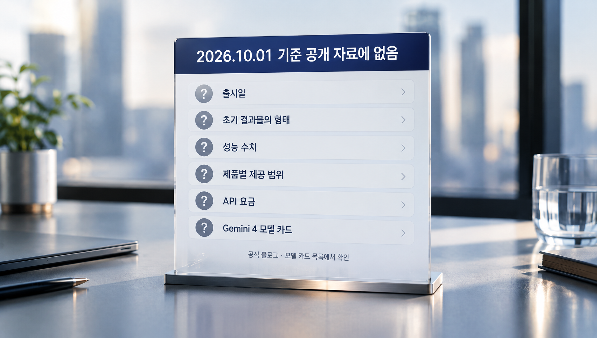 제미나이 4 대비 모델 전환 구조 점검, 테스트 기준선 수립, 교체 절차 문서화 가이드