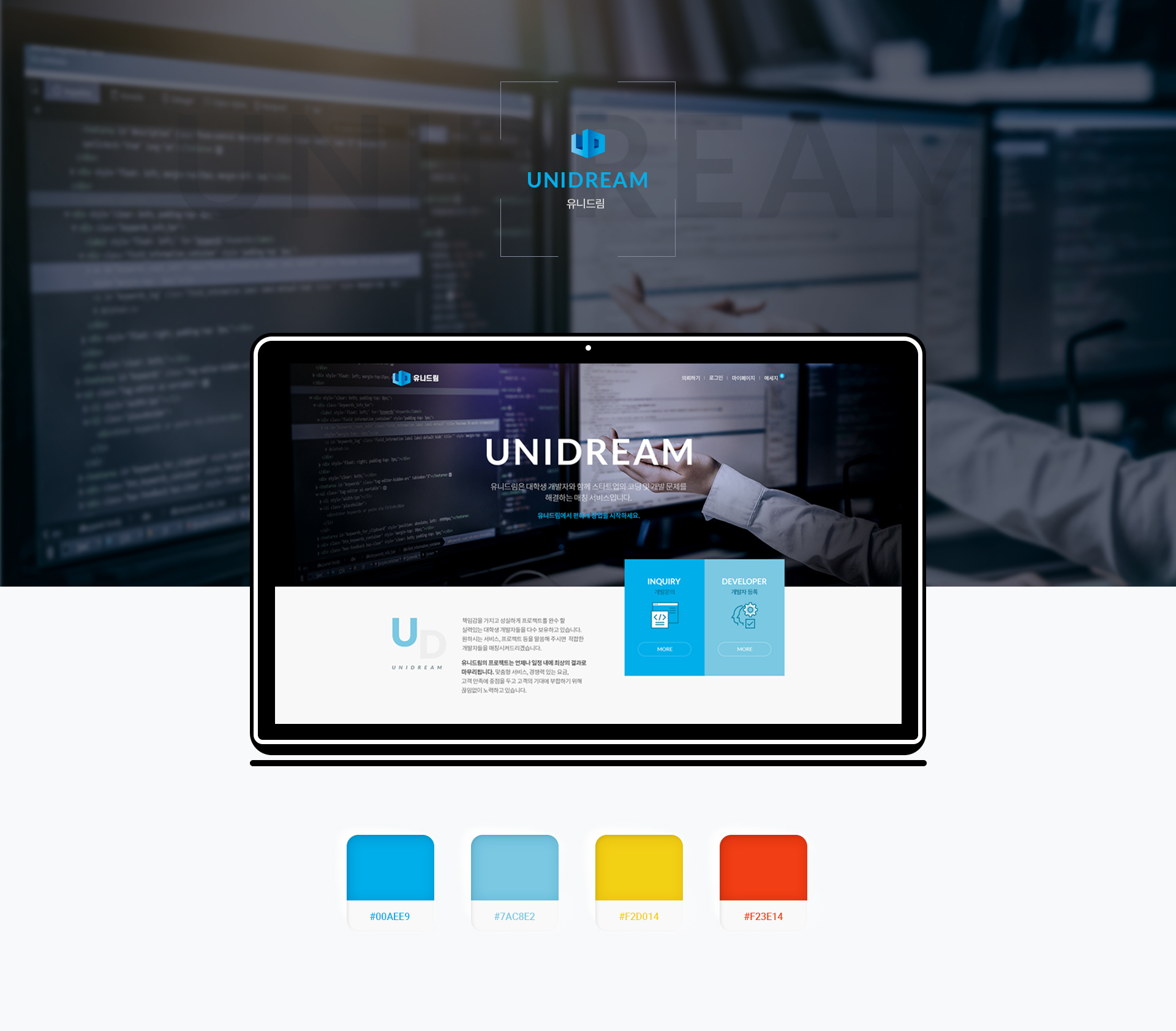 유니브데빌즈 홈페이지제작