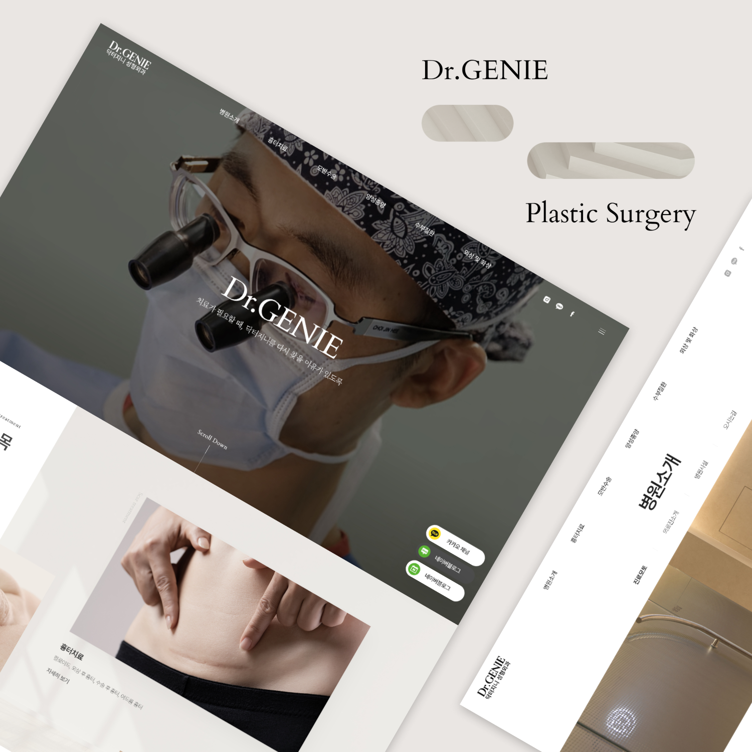 닥터지니성형외과 홈페이지제작